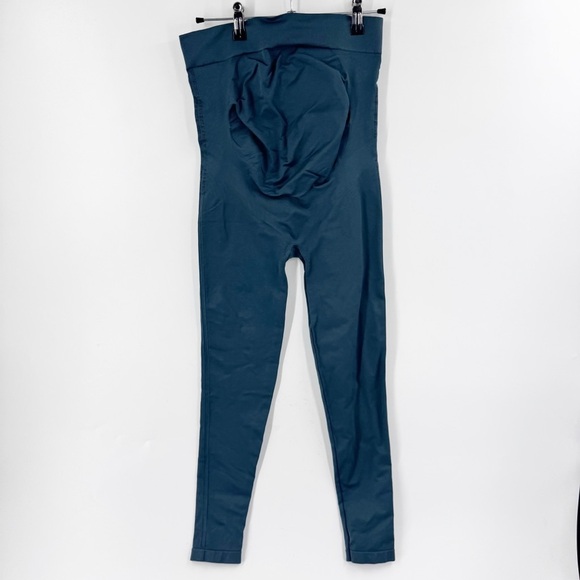✅ BLANQI Blue MATERNITY Leggings SIZE MEDIUM - Picture 1 of 5